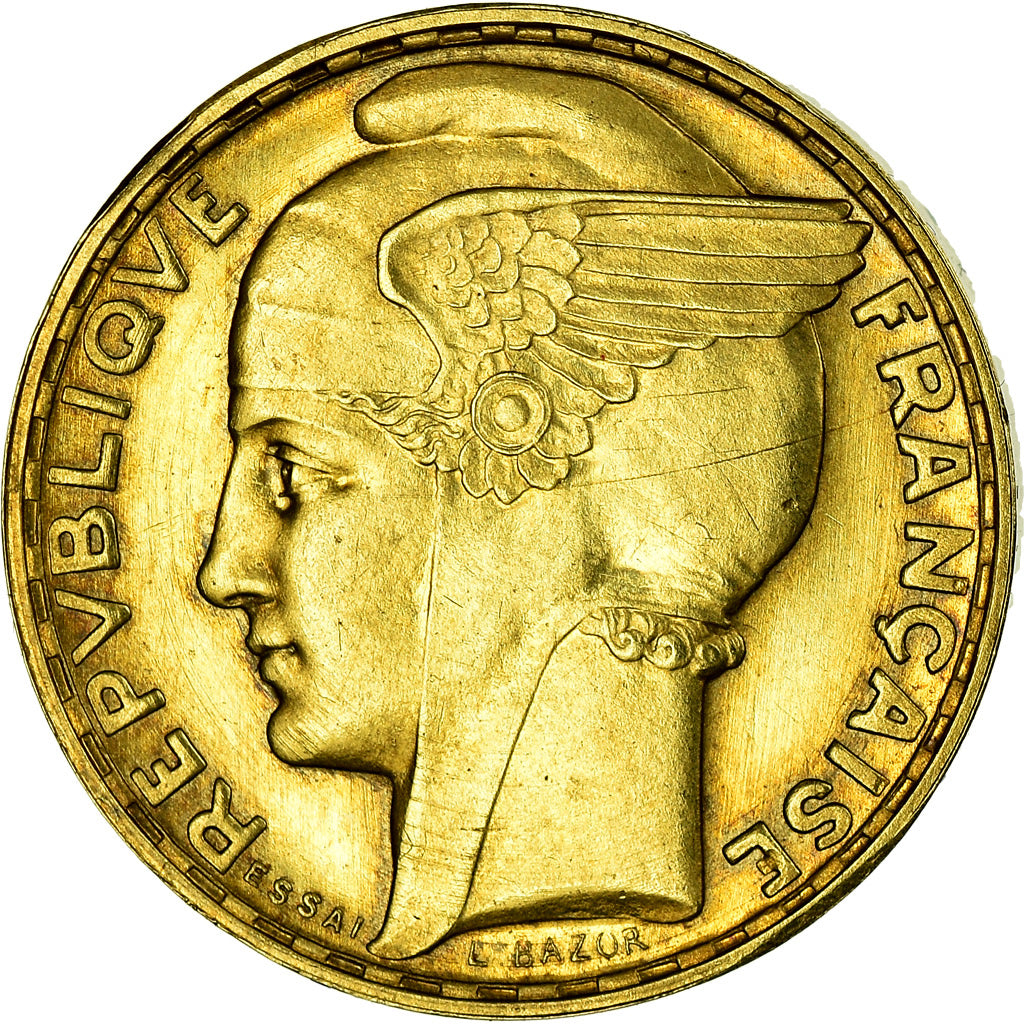 Moneta, Francia, Bazor, 100 Francs, 1929, Paris, Essai-Piéfort, SPL, Oro