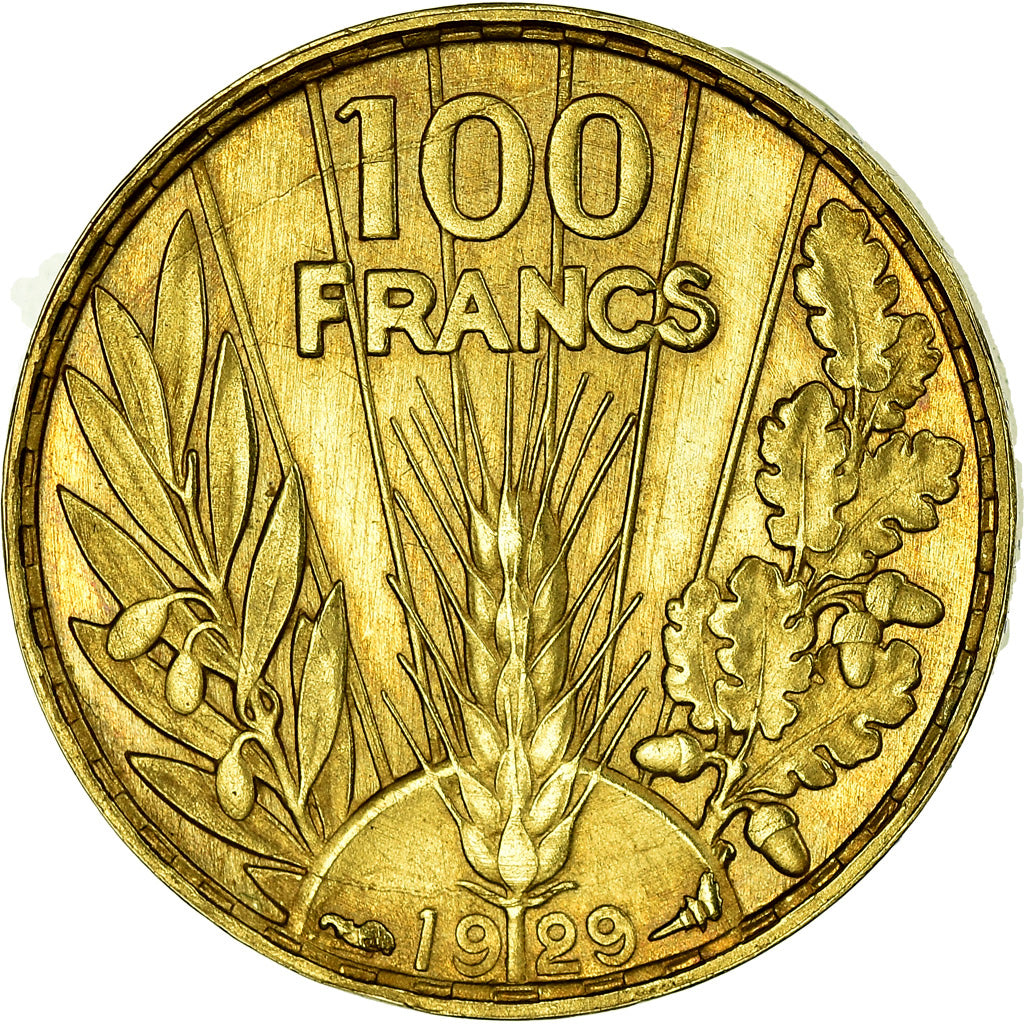 Moneta, Francia, Bazor, 100 Francs, 1929, Paris, Essai-Piéfort, SPL, Oro