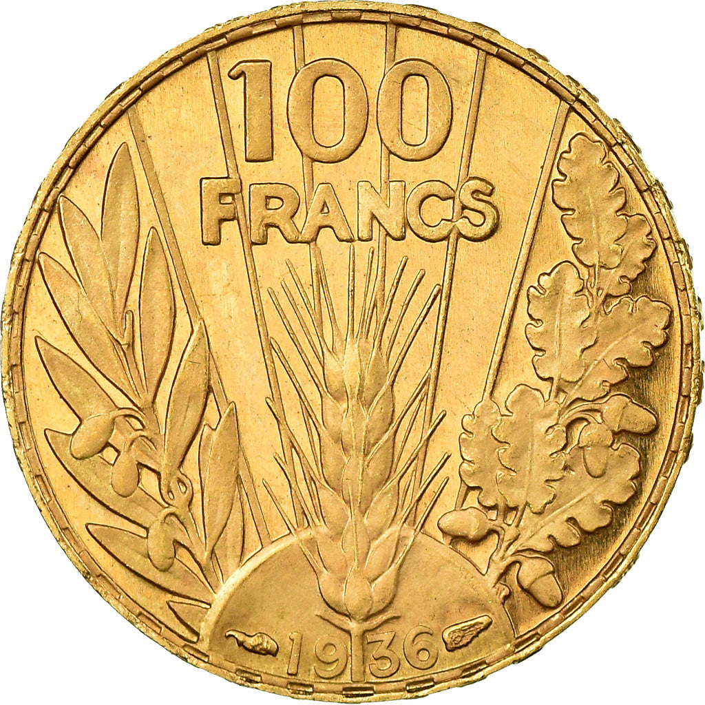Monnaie, France, Bazor, 100 Francs, 1936, Paris, SUP+, Or, Gadoury:1148