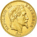 Moneta, Francia, Napoleon III, 100 Francs, 1865, Paris, SPL-, Oro, Gadoury:1136