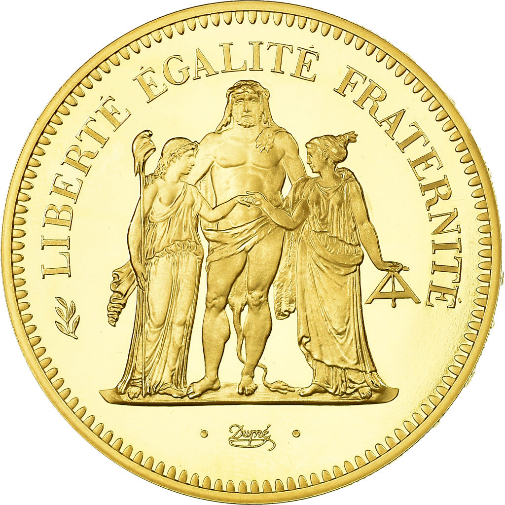 Monnaie, France, Hercule, 50 Francs, 1977, Paris, Piéfort, FDC, Or