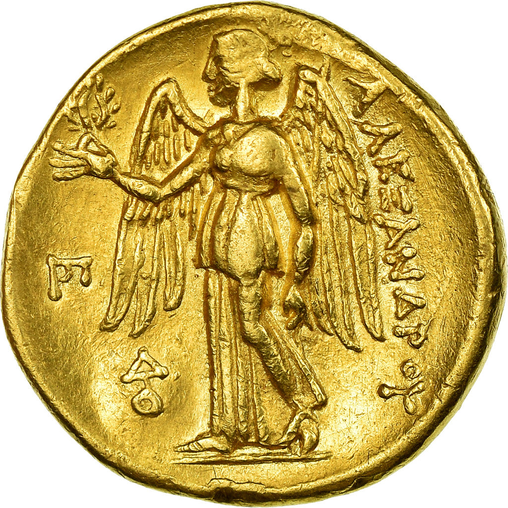 Moneta, Kingdom of Macedonia, Alexander III, Stater, 336-323 BC, BB+, Oro