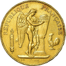 Moneta, Francja, Génie, 50 Francs, 1878, Paris, AU(55-58), Złoto, Gadoury:1113