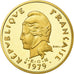 Coin, New Hebrides, 20 Francs, 1979, Paris, Piéfort, MS(65-70), Gold