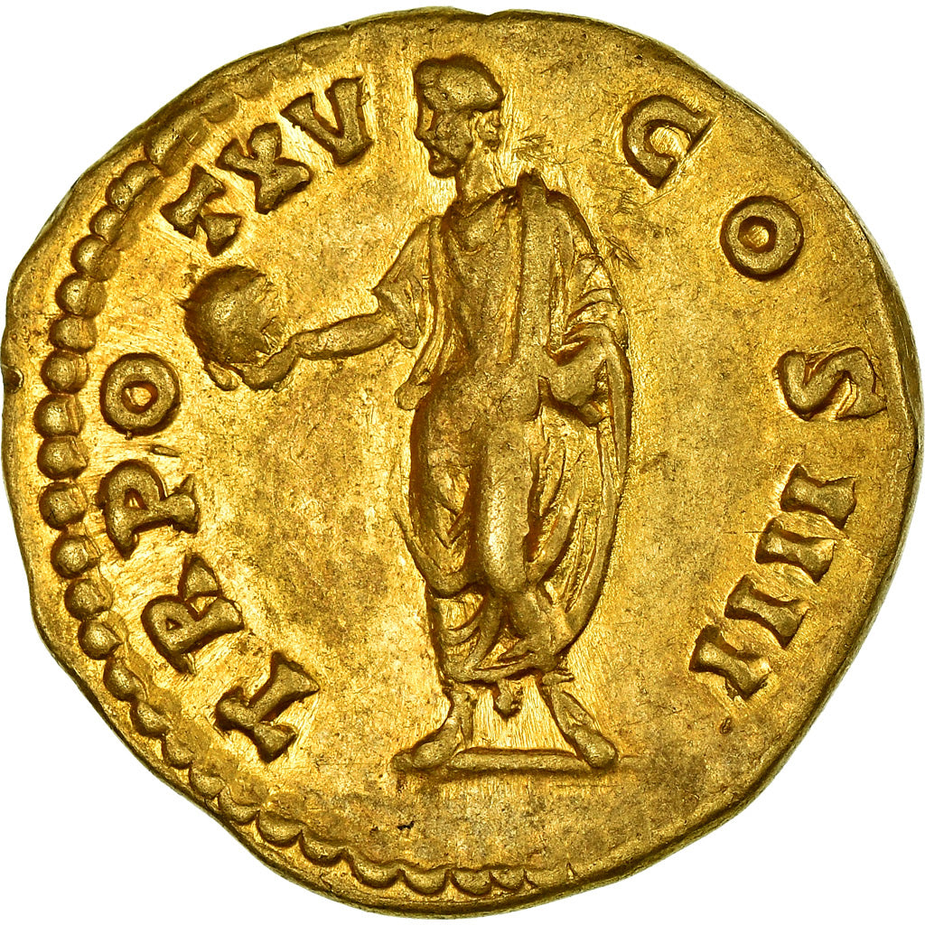 Coin, Antoninus Pius, Aureus, 151-152, Roma, AU(50-53), Gold, Cohen:197