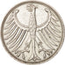GERMANIA - REPUBBLICA FEDERALE, 5 Mark, 1966, Hamburg, BB, Argento, KM:112.1