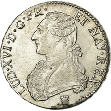 Münze, Frankreich, Louis XVI, Ecu, 1791, Limoges, SS+, Silber, Gadoury:356