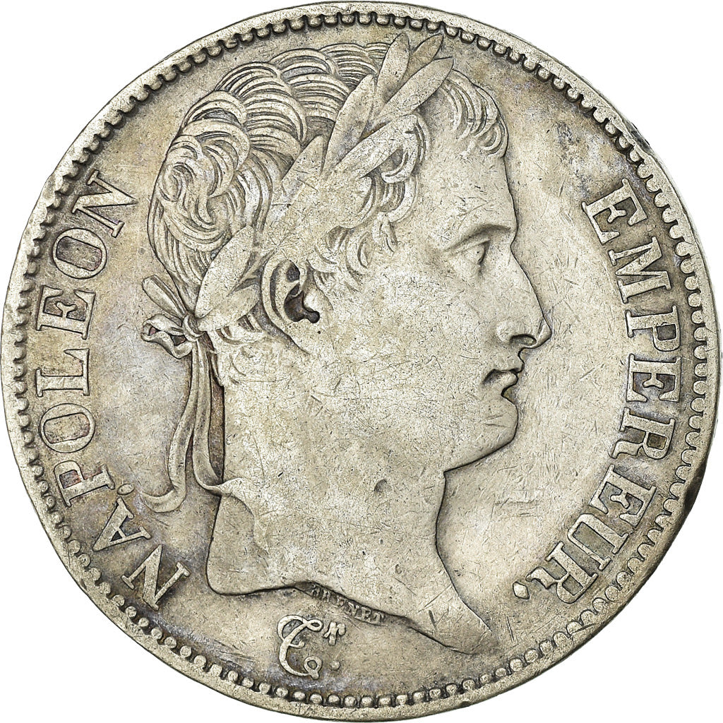 Munten, Frankrijk, Napoleon I, 5 Francs, 1810, Paris, ZF, Zilver, Gadoury:584