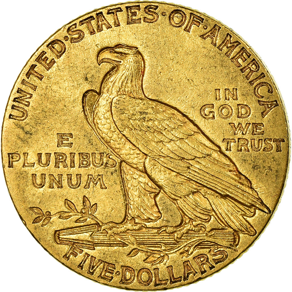Munten, Verenigde Staten, Indian Head, $5, Half Eagle, 1911, Philadelphia, PR
