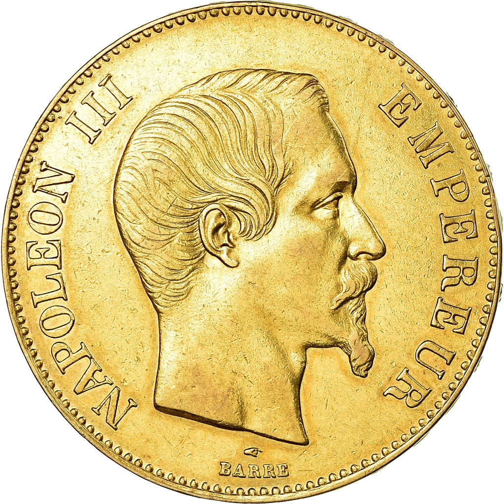Monnaie, France, Napoleon III, 100 Francs, 1858, Paris, SUP, Or, Gadoury:1135
