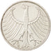 GERMANY - FEDERAL REPUBLIC, 5 Mark, 1973, Hamburg, AU(50-53), Silver, KM:112.1