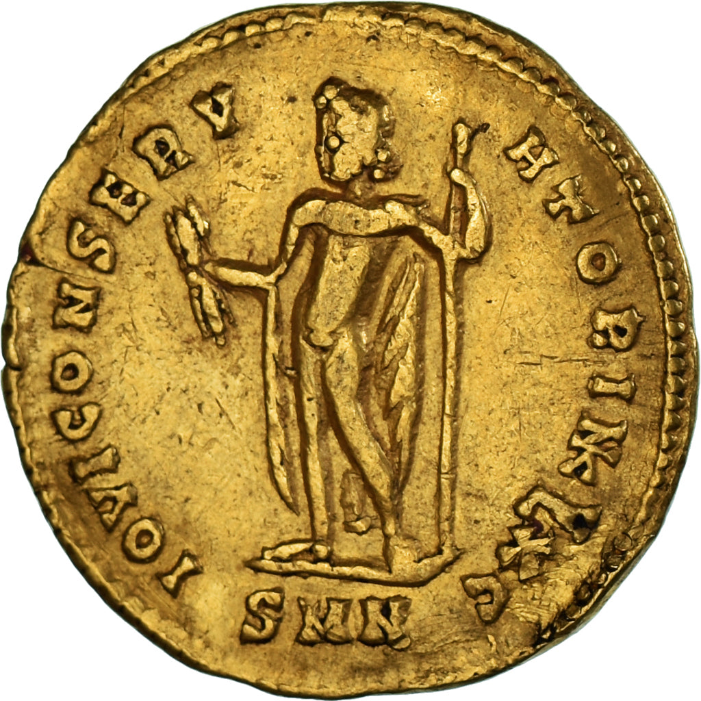 Coin, Galerius, Aureus, 307-308, Nicomedia, Trou rebouché, EF(40-45), Gold