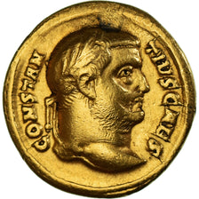 Moneda, Constance Chlore, Aureus, 294-303, Aquileia, Trou rebouché, MBC, Oro