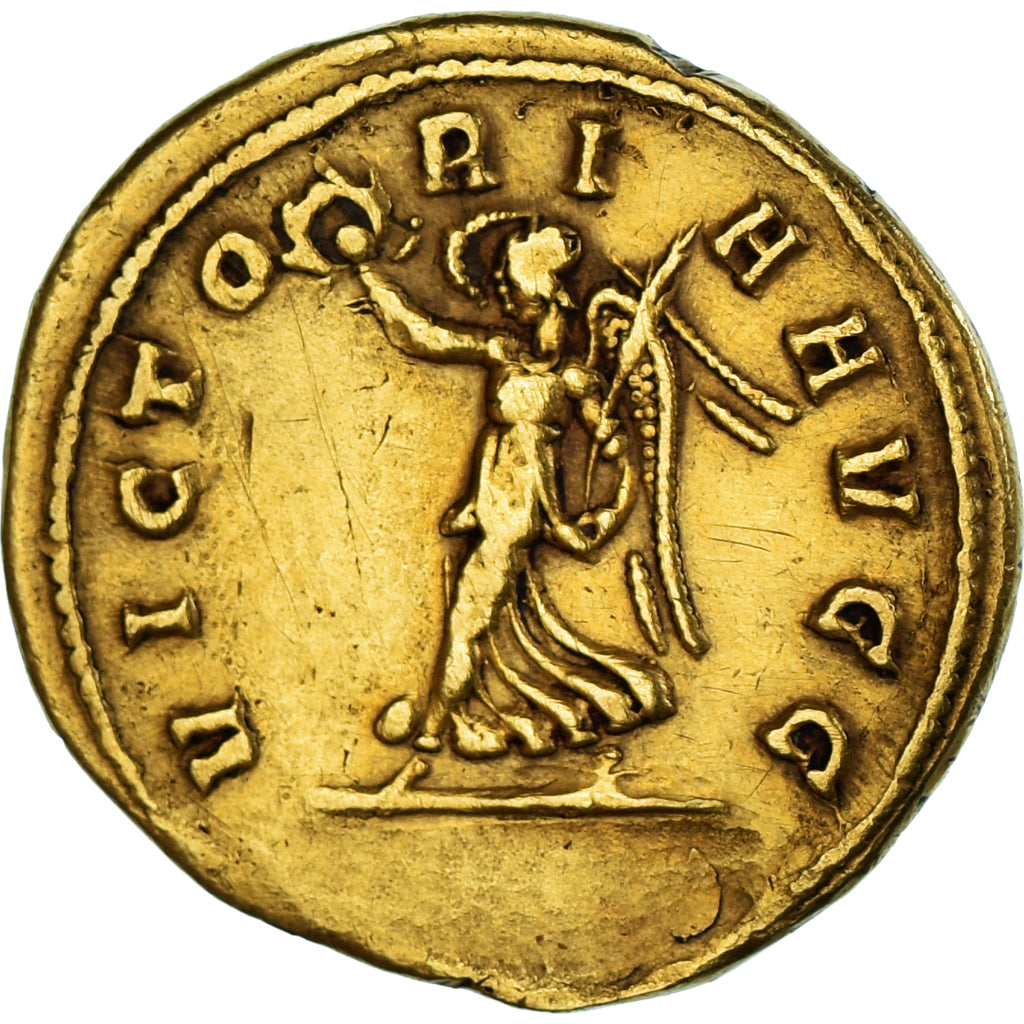 Moeda, Carus, Aureus, 282-283, Siscia, EF(40-45), Dourado, RIC:V-97