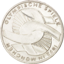 Moneta, GERMANIA - REPUBBLICA FEDERALE, 10 Mark, 1972, Stuttgart, SPL-, Argento