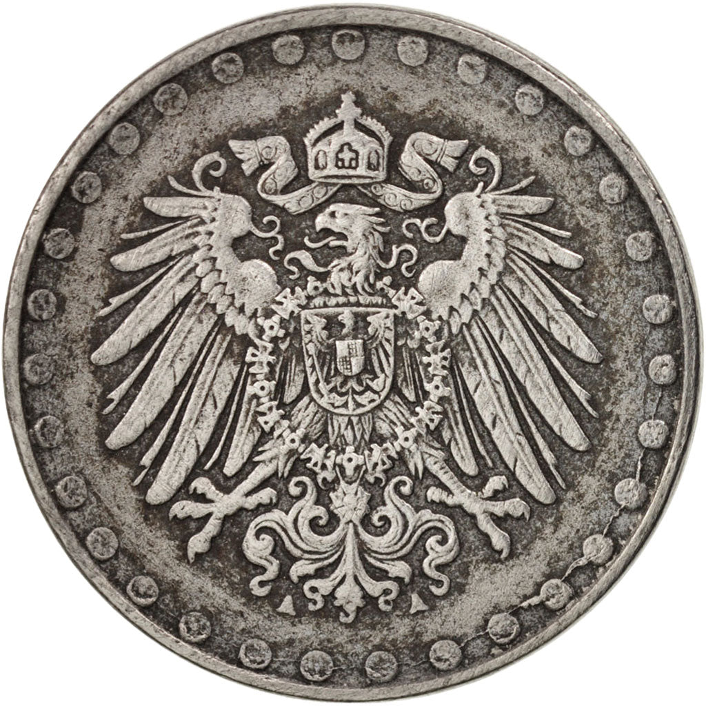 GERMANY - EMPIRE, 10 Pfennig, 1916, Berlin, EF(40-45), Iron, KM:20