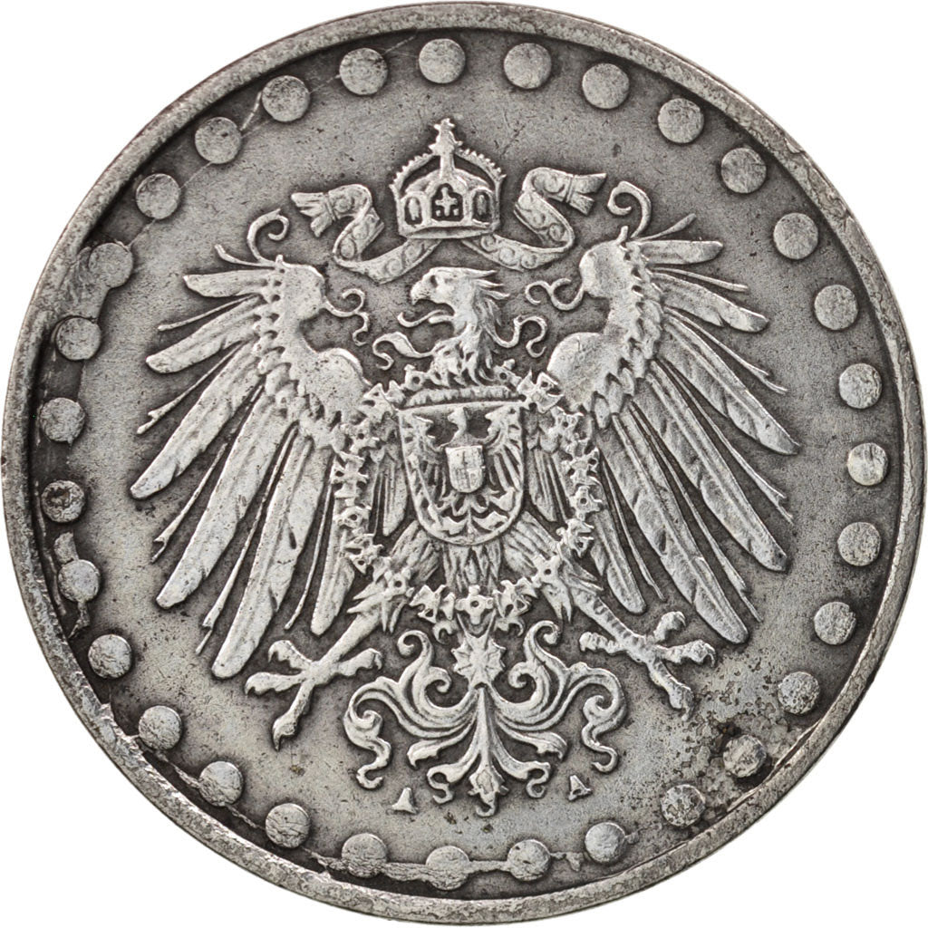 GERMANY - EMPIRE, 10 Pfennig, 1917, Berlin, EF(40-45), Iron, KM:20