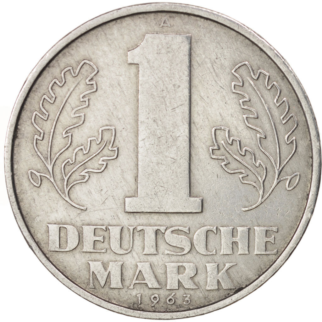 GERMAN-DEMOCRATIC REPUBLIC, Mark, 1963, Berlin, AU(50-53), Aluminium, KM:13