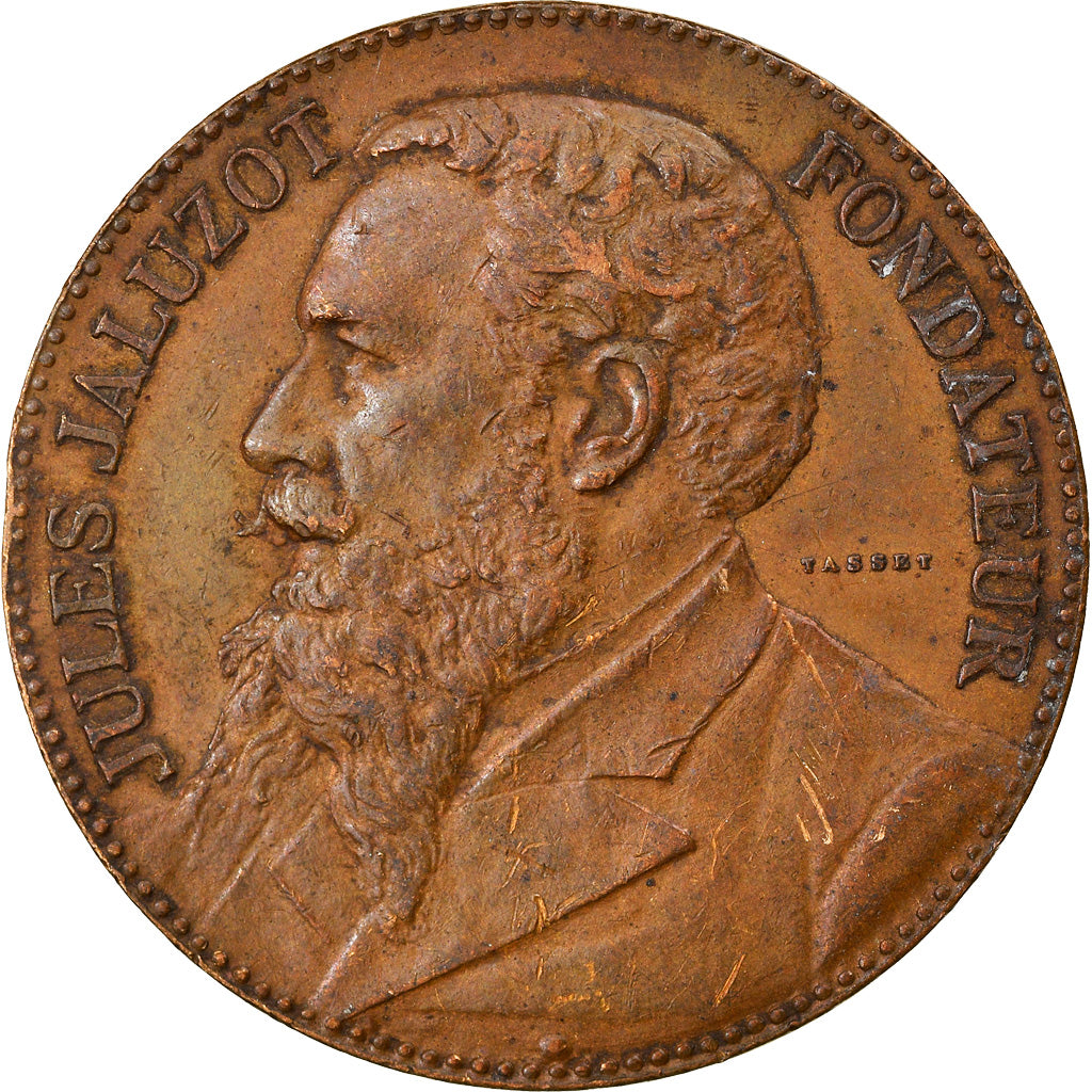 France, Médaille, Au Printemps, Jules Jaluzot, Paris, 1890, Tasset, TTB+