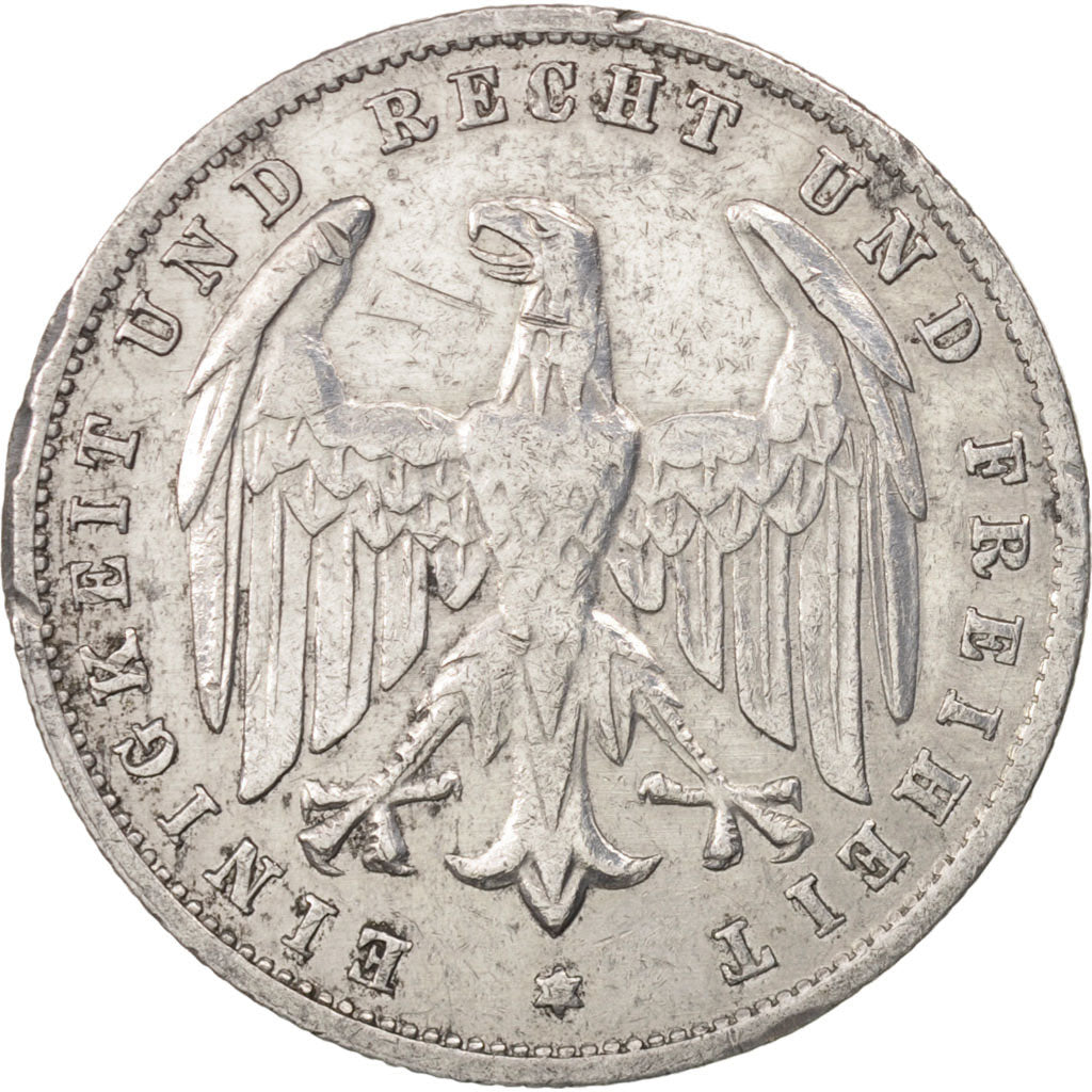 GERMANIA, REPUBBLICA DI WEIMAR, 500 Mark, 1923, Berlin, BB, Alluminio, KM:36
