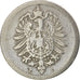 Münze, GERMANY - EMPIRE, Wilhelm I, 5 Pfennig, 1875, Frankfurt, S+