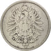 GERMANY - EMPIRE, Wilhelm I, Mark, 1881, Berlin, VF(20-25), Silber, KM:7
