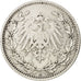 GERMANY - EMPIRE, 1/2 Mark, 1913, Munich, VF(30-35), Silver, KM:17