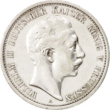Etats allemands, PRUSSIA, Wilhelm II, 2 Mark, 1907, Berlin, TTB, Argent, KM:522