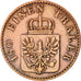Stati tedeschi, PRUSSIA, Friedrich Wilhelm IV, 2 Pfennig, 1853, Berlin, BB, R...