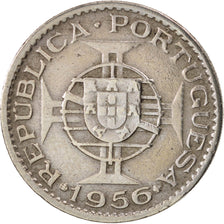 Coin, Angola, 2-1/2 Escudos, 1956, EF(40-45), Copper-nickel, KM:77