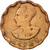 Ethiopia, Haile Selassie I, 25 Cents, Haya Amist Santeem, 1944, VF(20-25), KM:36