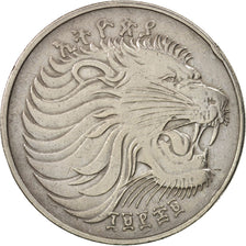 Ethiopia, 50 Cents, 1977, British Royal Mint, EF(40-45), Copper-nickel, KM:47.1