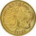 Äthiopien, 10 Cents, 1977, British Royal Mint, AU(50-53), Brass, KM:45.1