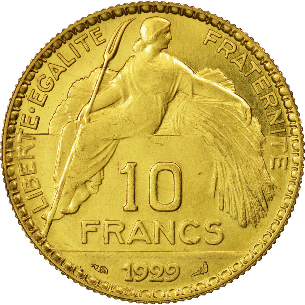 Moneta, Francia, Concours de Bénard, 10 Francs, 1929, Paris, SPL