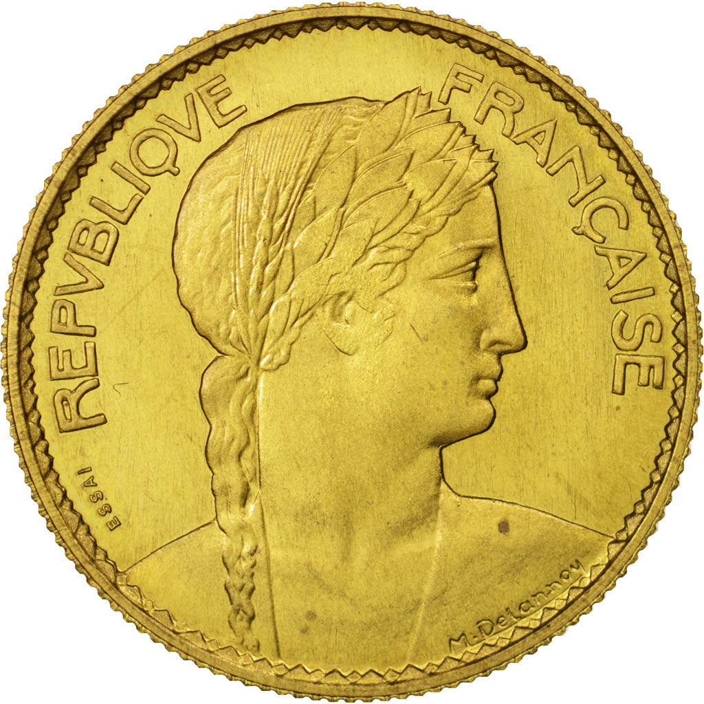 Münze, Frankreich, Concours de Delannoy, 10 Francs, 1929, Paris, UNZ