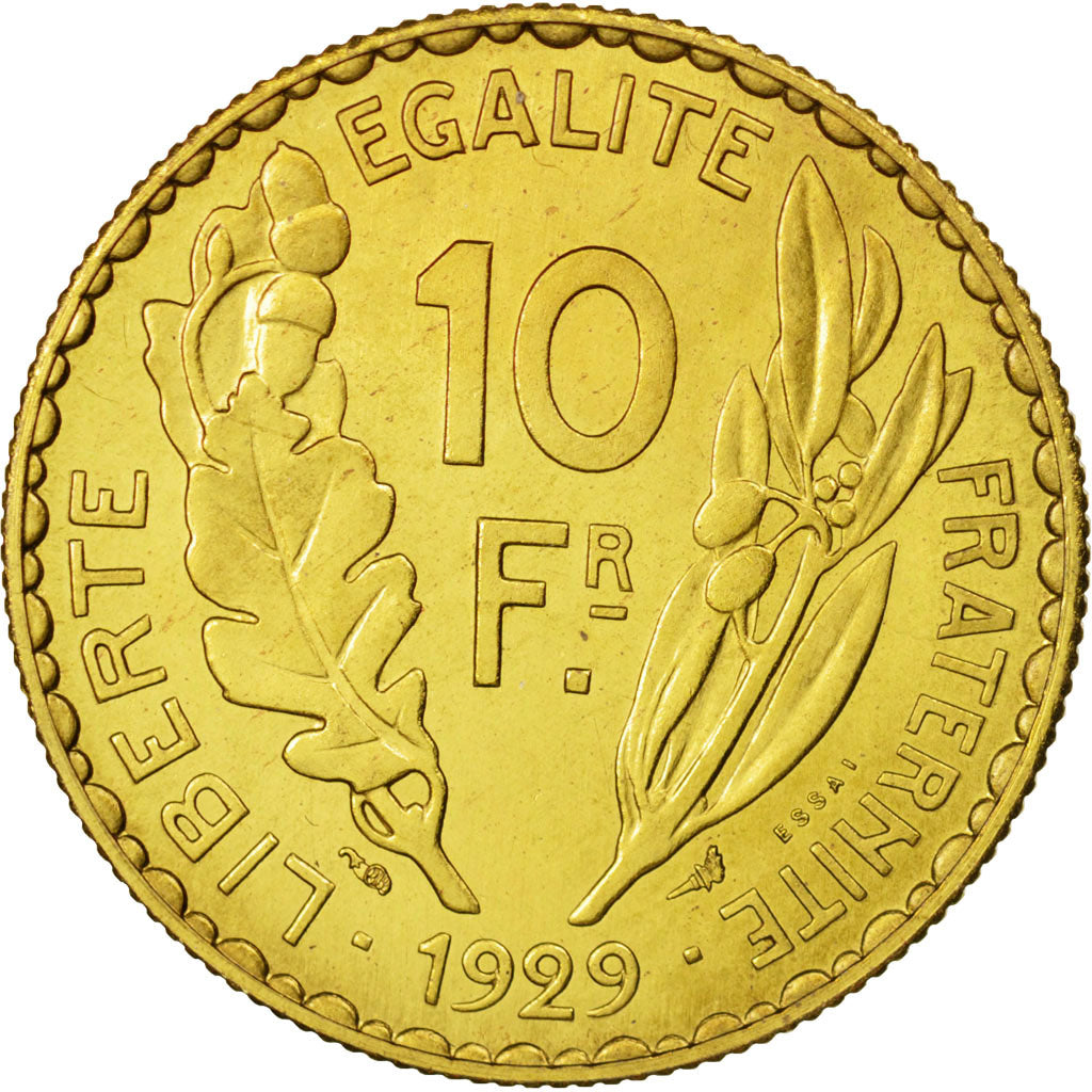 Monnaie, France, Concours de Popineau, 10 Francs, 1929, Paris, SPL