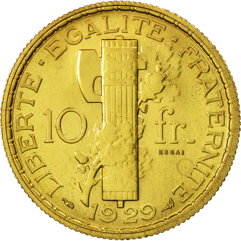 Münze, Frankreich, Concours de Morlon, 10 Francs, 1929, Paris, UNZ