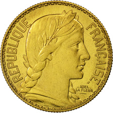Moneda, Francia, Concours de La Fleur, 10 Francs, 1929, Paris, SC, Aluminio -