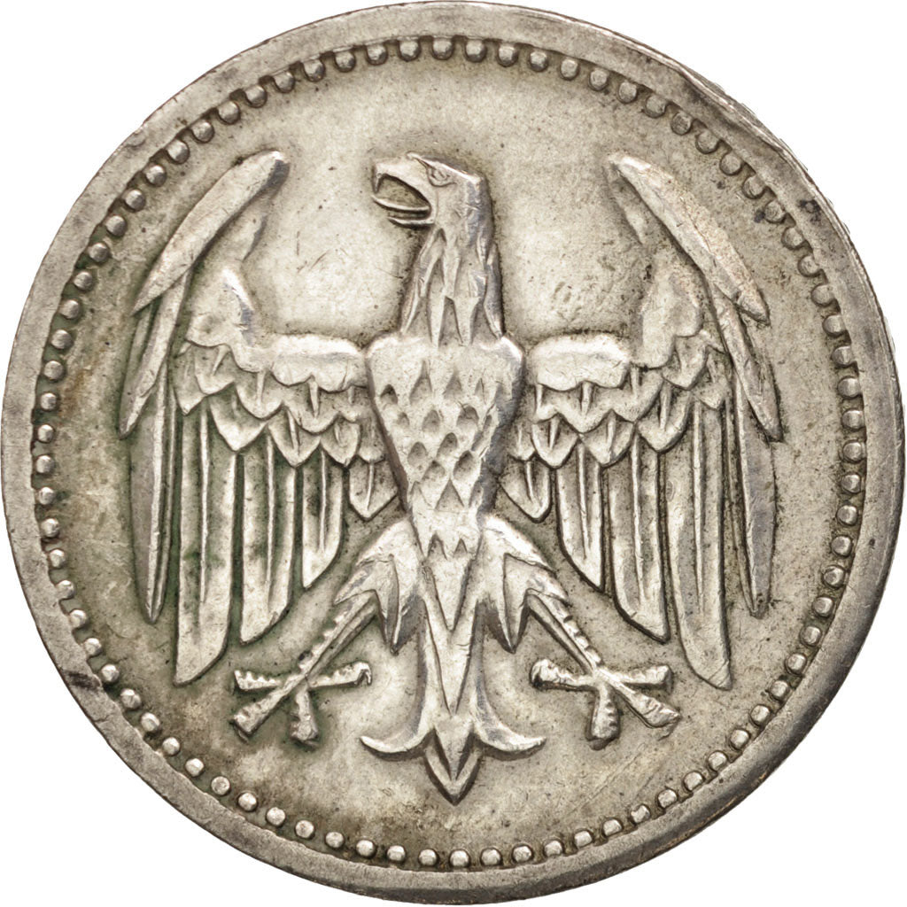 Münze, Deutschland, Weimarer Republik, 3 Mark, 1924, Berlin, SS, Silber, KM:43