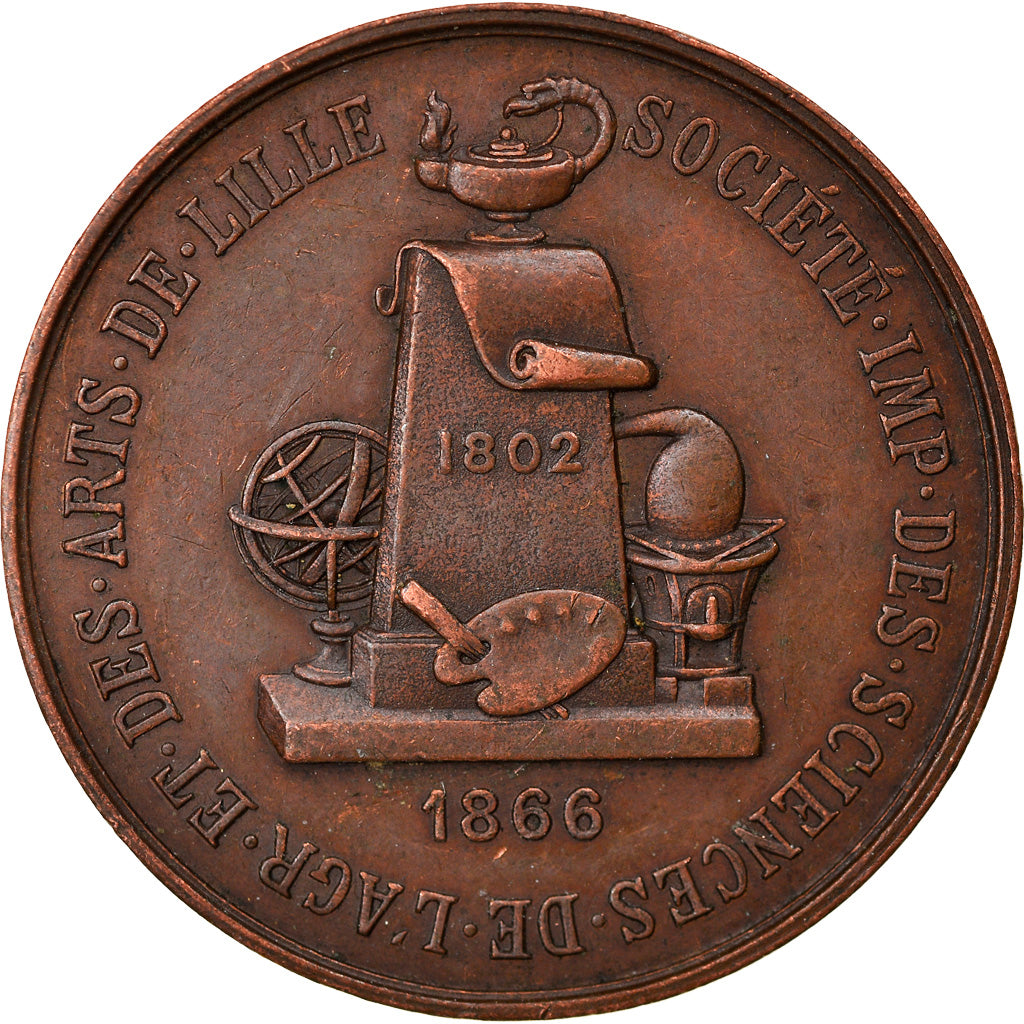 France, Medal, Société de Sciences de l'Agriculture et des Arts de Lille
