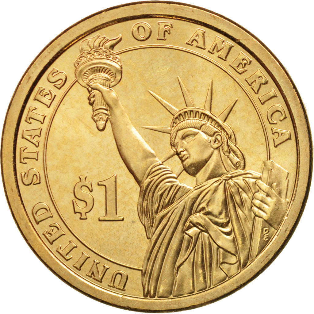 Stati Uniti, Dollar, 2010, U.S. Mint, Denver, SPL, Rame placcato rame-zinco-m...