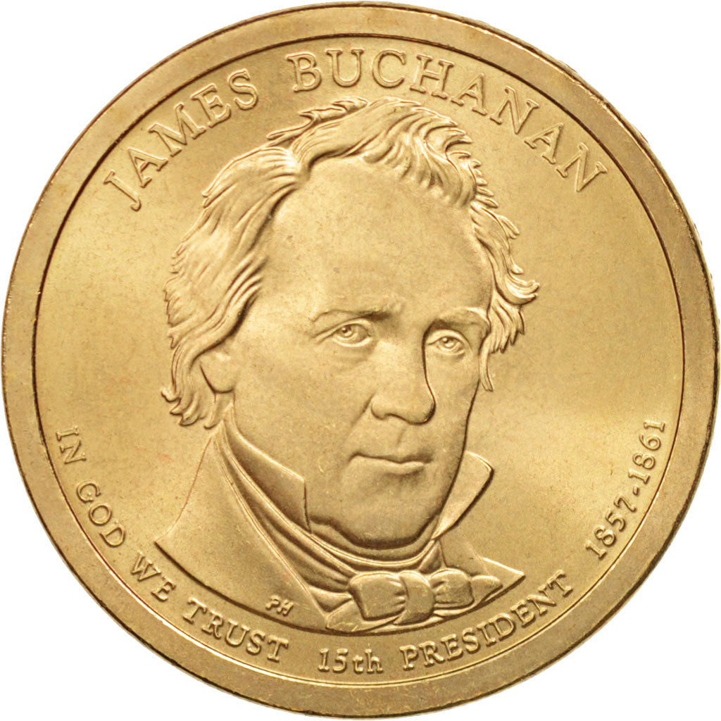 États-Unis, Dollar, James Buchanan, 2010, Philadelphia, SPL, KM:477
