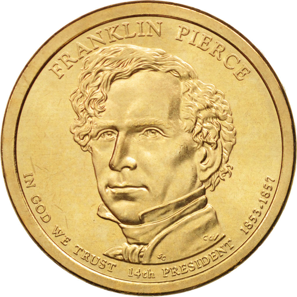 Vereinigte Staaten, Dollar, Franklin Pierce, 2010, Denver, MS(63), KM:476