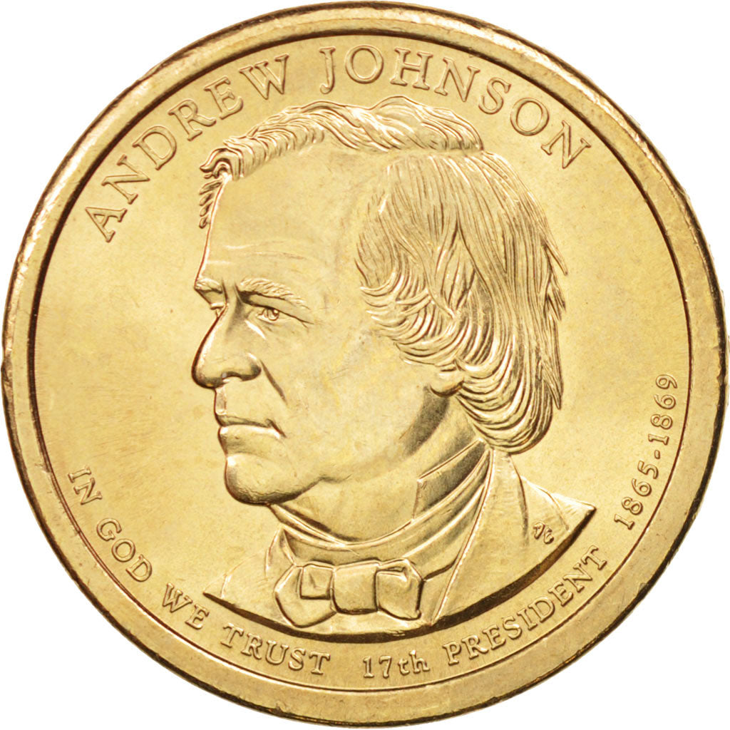 Stati Uniti, Dollar, 2011, U.S. Mint, Philadelphia, SPL, Rame placcato rame-z...