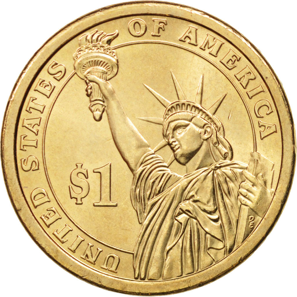 Stati Uniti, Dollar, 2011, U.S. Mint, Philadelphia, SPL, Rame placcato rame-z...
