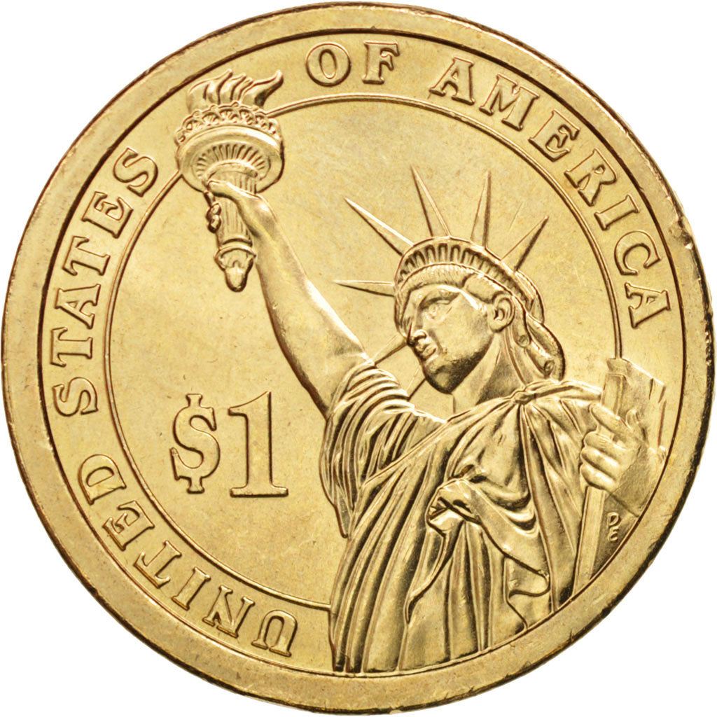 Stati Uniti, Dollar, 2011, U.S. Mint, Philadelphia, SPL, Rame placcato rame-z...