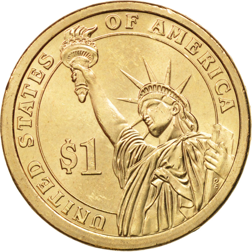 Stati Uniti, Dollar, 2012, U.S. Mint, Philadelphia, SPL, Rame placcato rame-z...