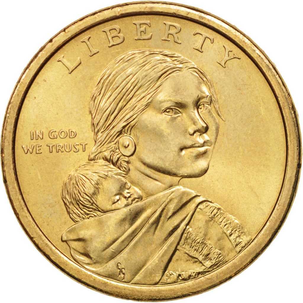 Stati Uniti, Native American Dollar - Planting crops reverse, Dollar, 2009, U...