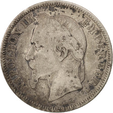 Münze, Frankreich, Napoleon III, Napoléon III, 2 Francs, 1866, Strasbourg