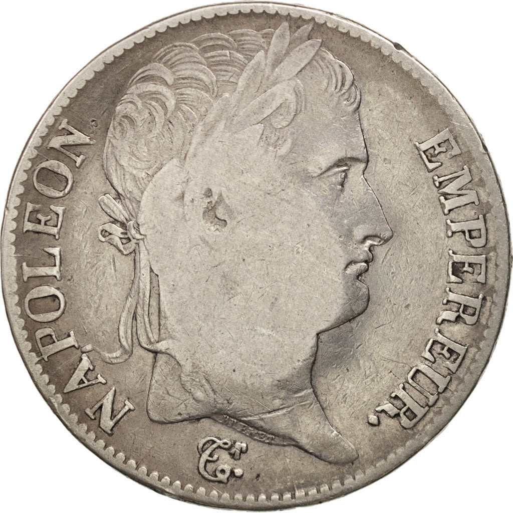 France, Napoléon I, 5 Francs, 1813, Perpignan, TB, Argent, KM:694.12